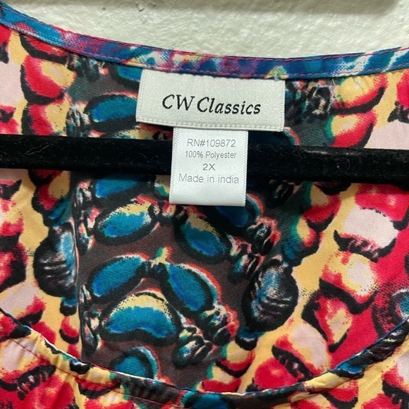 Printed sleeveless top - Picture 5 of 5